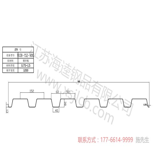 樓承板規(guī)格及計(jì)算展開寬度的方法？